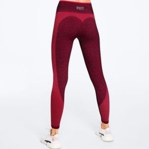 Pink Seamless High Waisted Workout Tight - M